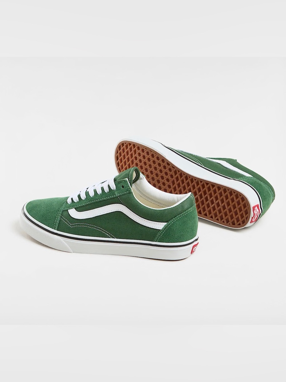 VANS Color Theory Old Skool Men's Size 10 Suede Green Sneakers Shoes - Picture 2 of 12